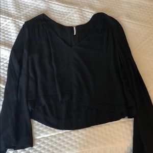 FREE PEOPLE LONG sleeve top size L